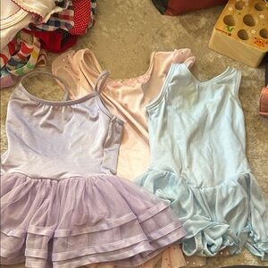 Girls' Ballet Tutu Dress Pack - Light Purple, Light Blue, Blush Pink
